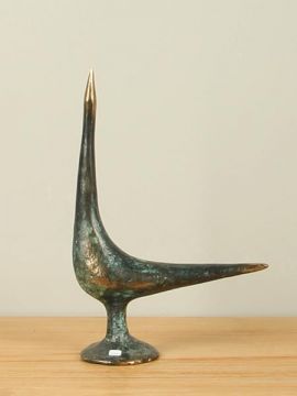 Skulptur Bronze Vogel