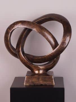 Bronzen sculptuur Ring XL