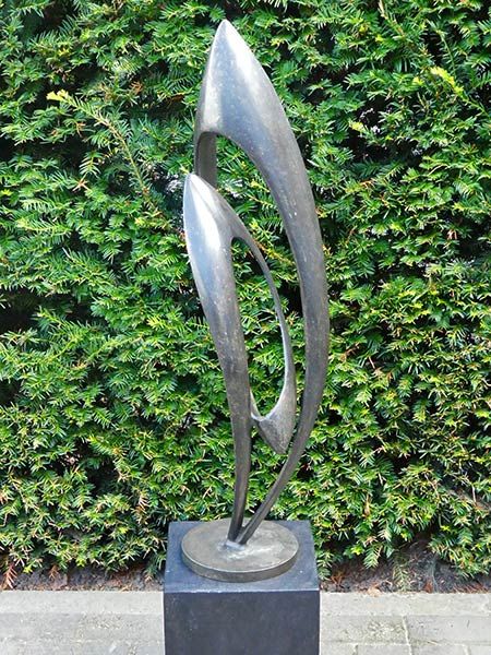 Somatische cel Aanvankelijk Respect Bronzen beeld Modern Abstract - Beeldenmarkt