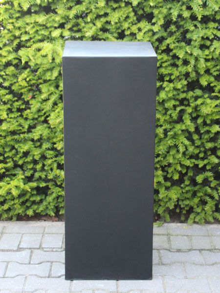 Sokkel light cement, zwart 80x50x50 cm