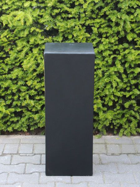 Sokkel light cement, zwart, 80*40*40 cm