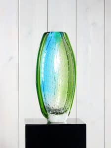 Vase Glas blau/grün GL2800