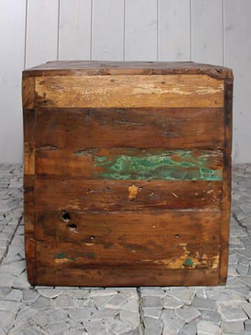 Hocker / Säule Holz viereckig ROHU-01