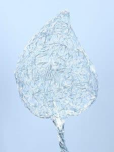 Aluminium Skulptur The Leaf