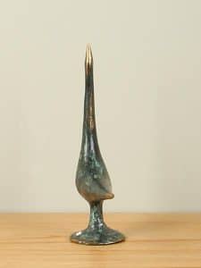 Skulptur Bronze Vogel