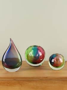 Glasskulptur Regenbogen