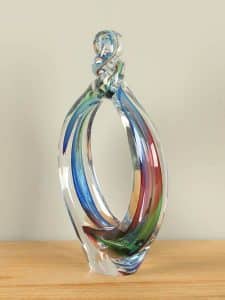 Ring Glas farbig