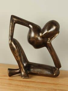 Bronze Figur das Nachsinnen