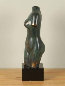 Dekofigur Bronze Torso 35 cm.