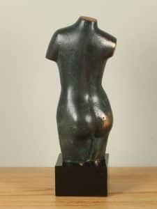 Dekofigur Bronze Torso 35 cm.