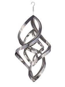 Edelstahl Windspiel doppelt dick 9
