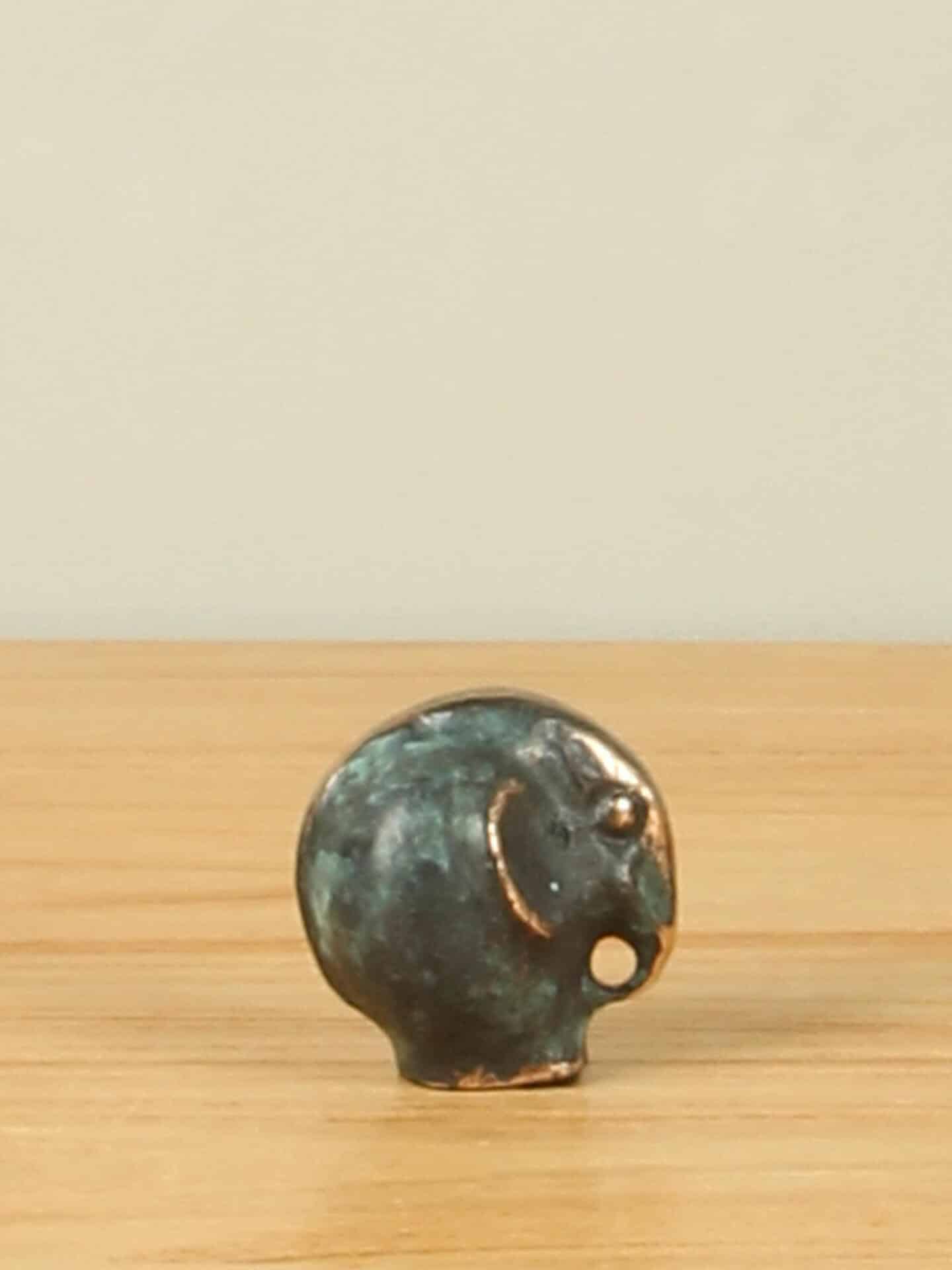 Bronzen Olifantje, 6 cm