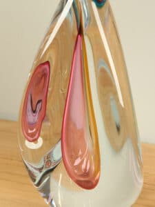 Glasskulptur Twister 22 cm