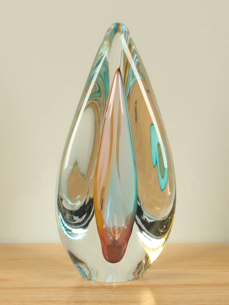 Glasskulptur Twister 26 cm