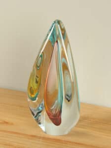 Glasskulptur Twister 26 cm