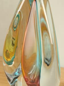 Glasskulptur Twister 26 cm
