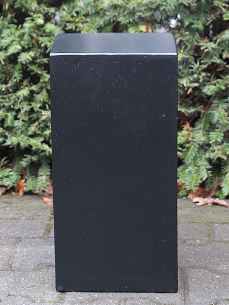 Sokkel light cement, zwart, 50x20x20 cm