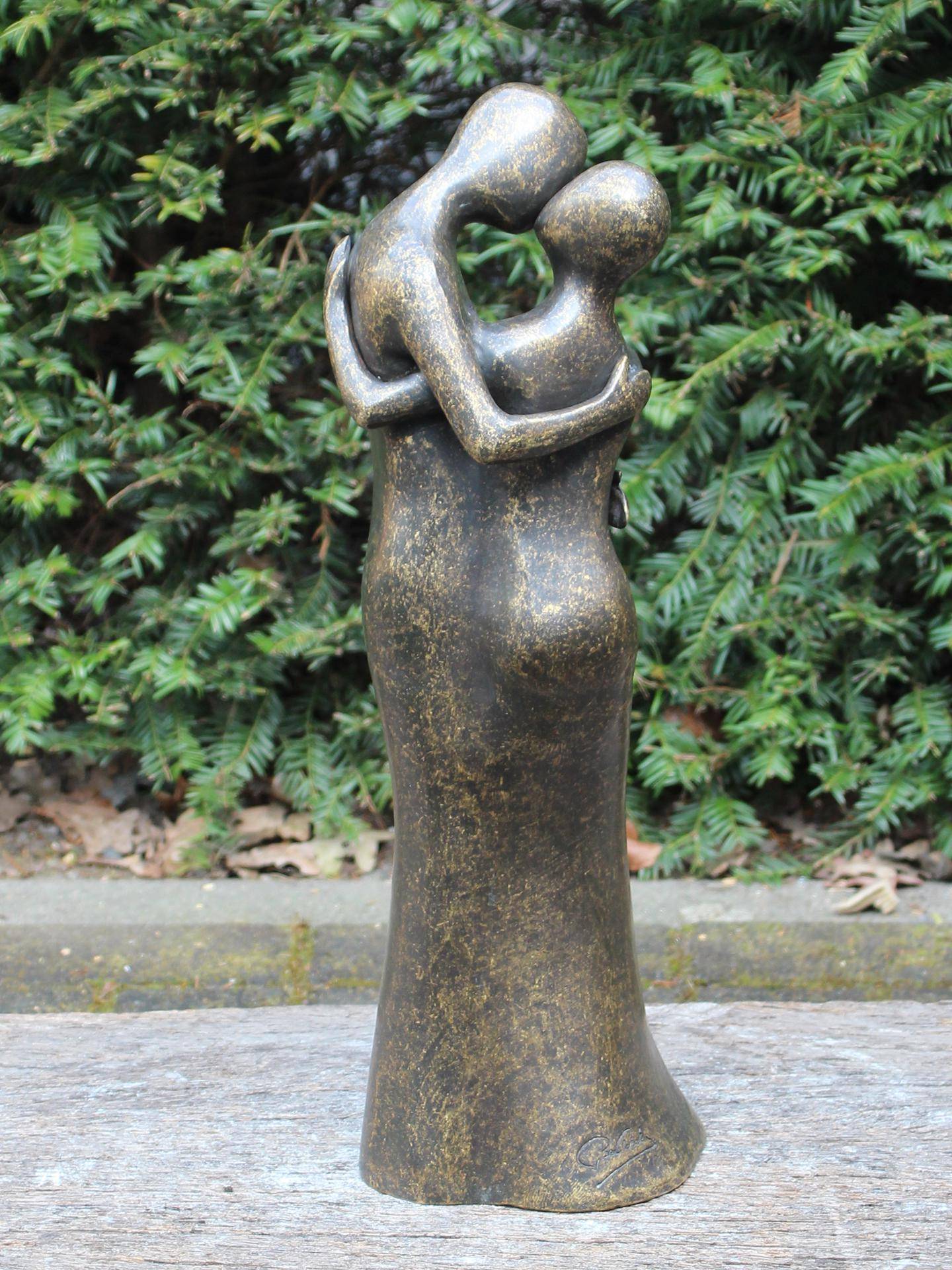 Gang Executie wij Bronzen beeld Liefdespaar, 49 cm - Beeldenmarkt