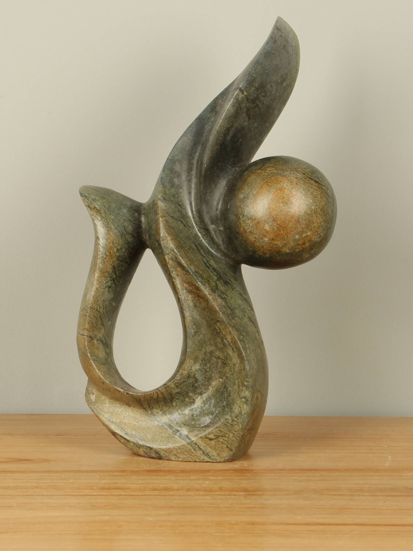 Zimbabwaans beeld Wildflower nr. 14, 28 cm