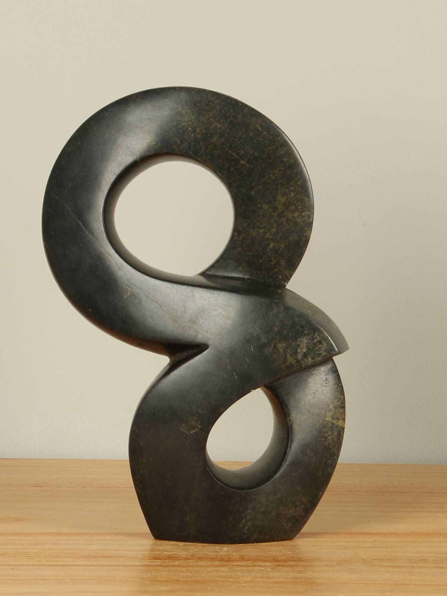 Zimbabwaans tuinbeeld Enjoy, 21 cm