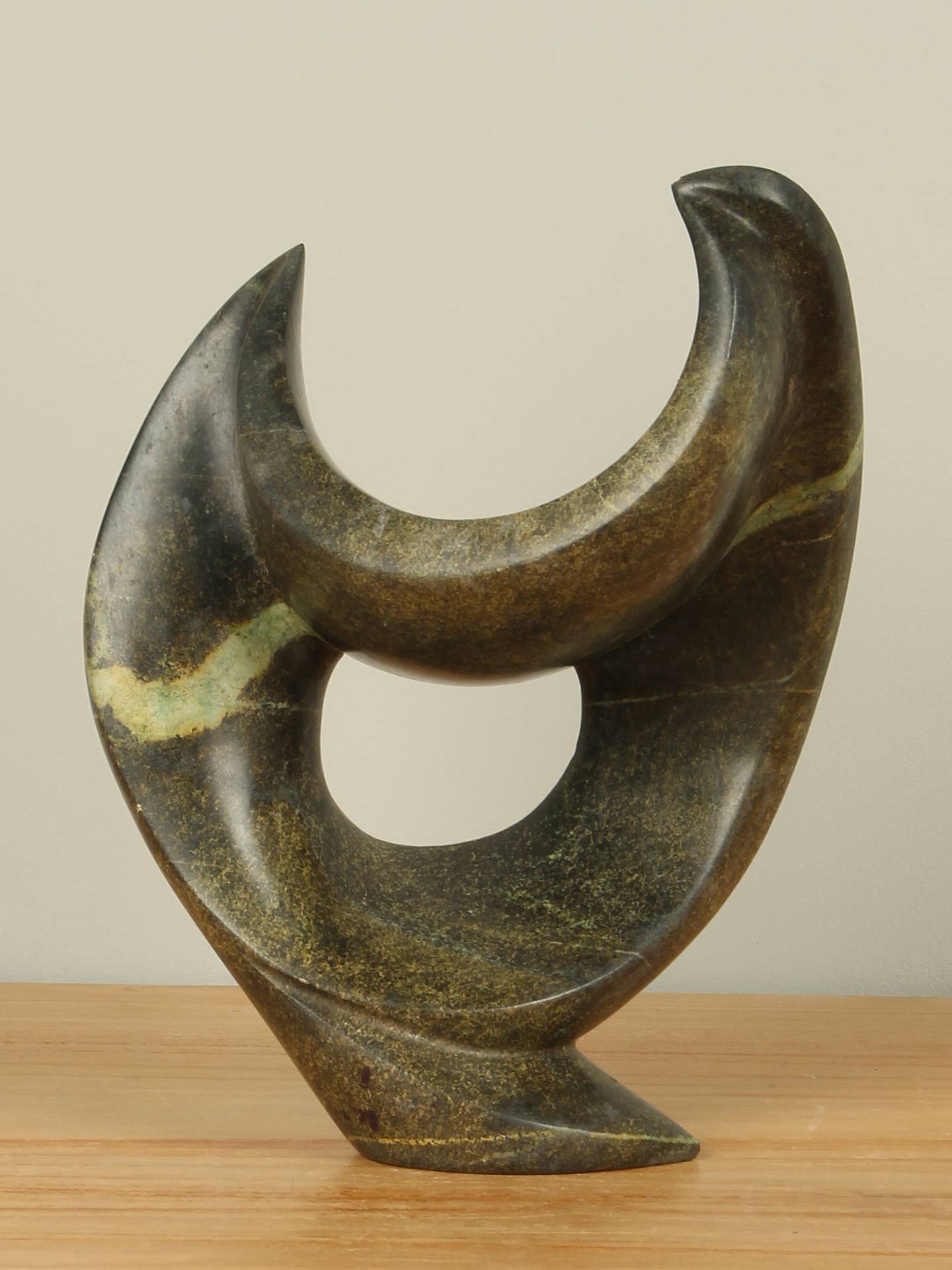 Afrikaans beeld Split Curve, 23 cm