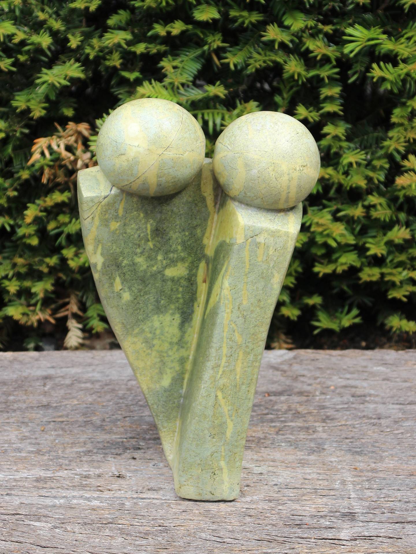 Modern People Zimbabwaans tuinbeeld finstone, 32 cm