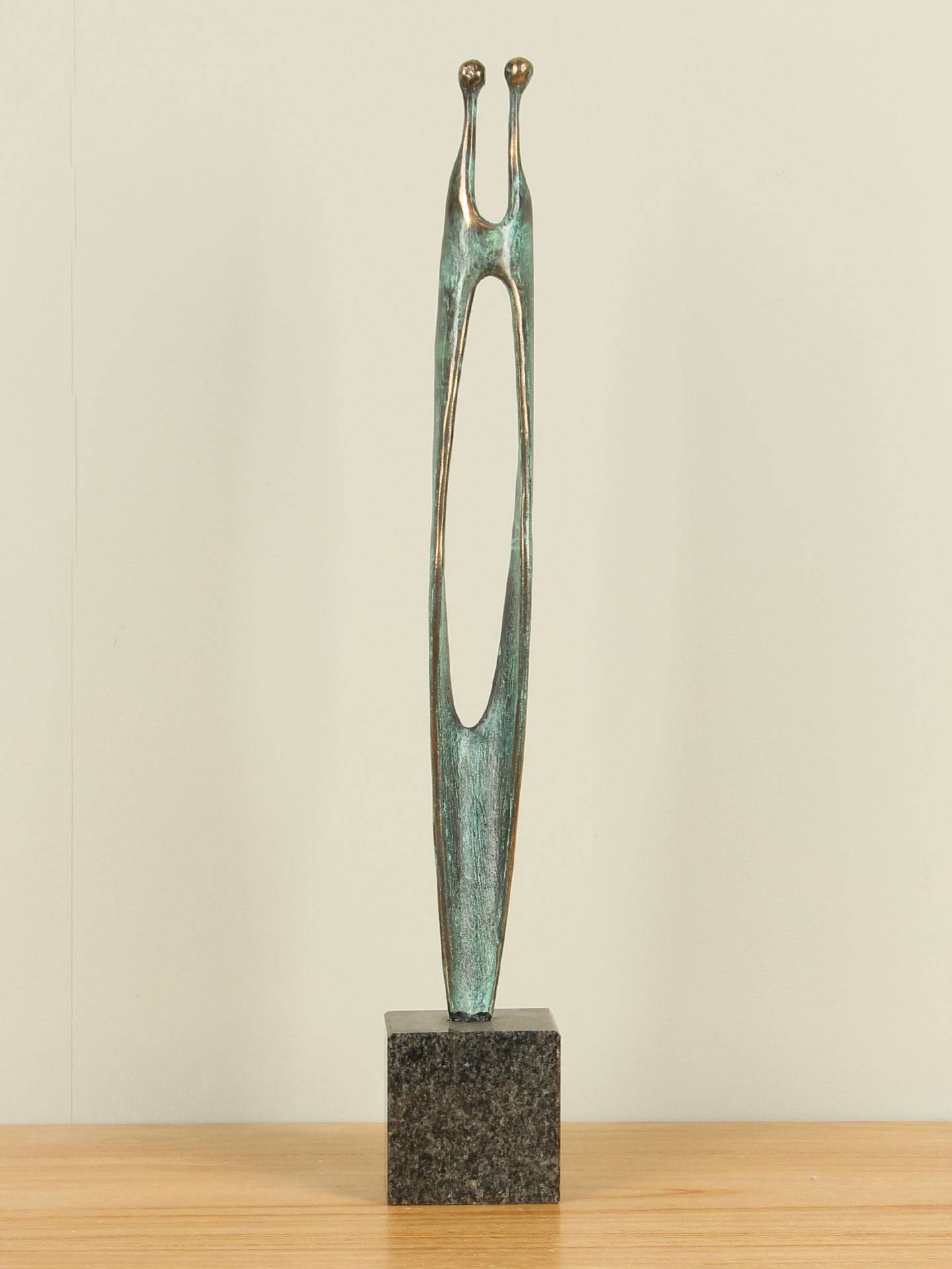 Object uit brons Relatie, 46 cm