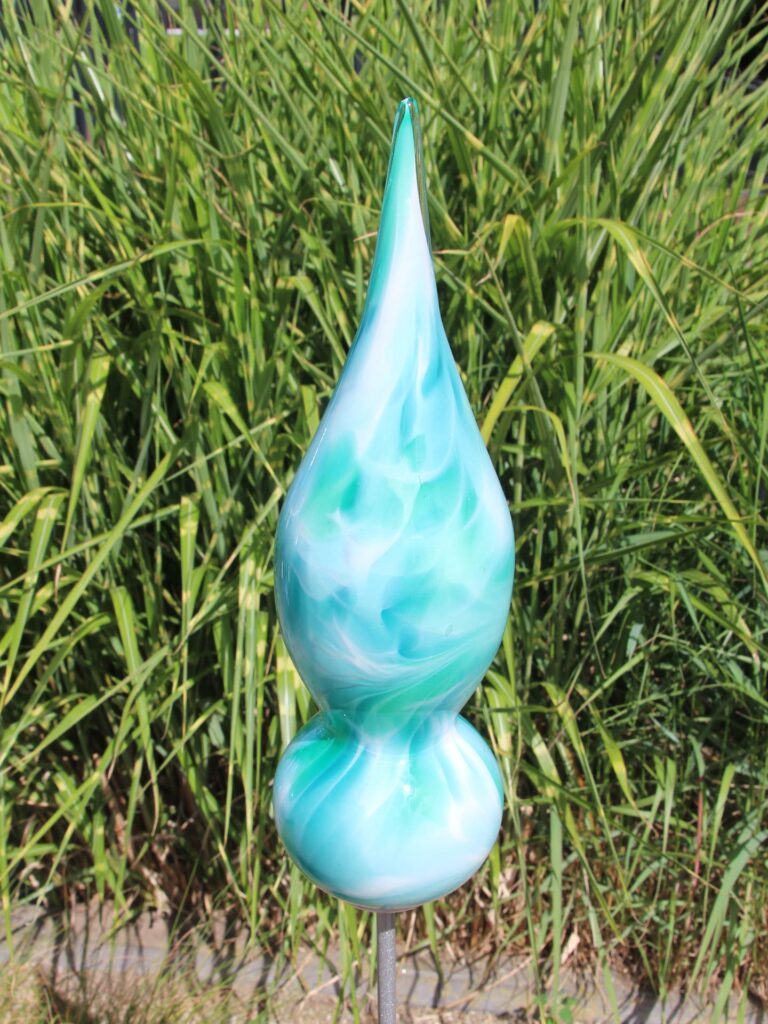 Tuinprikker glas Jupiter, jade 461