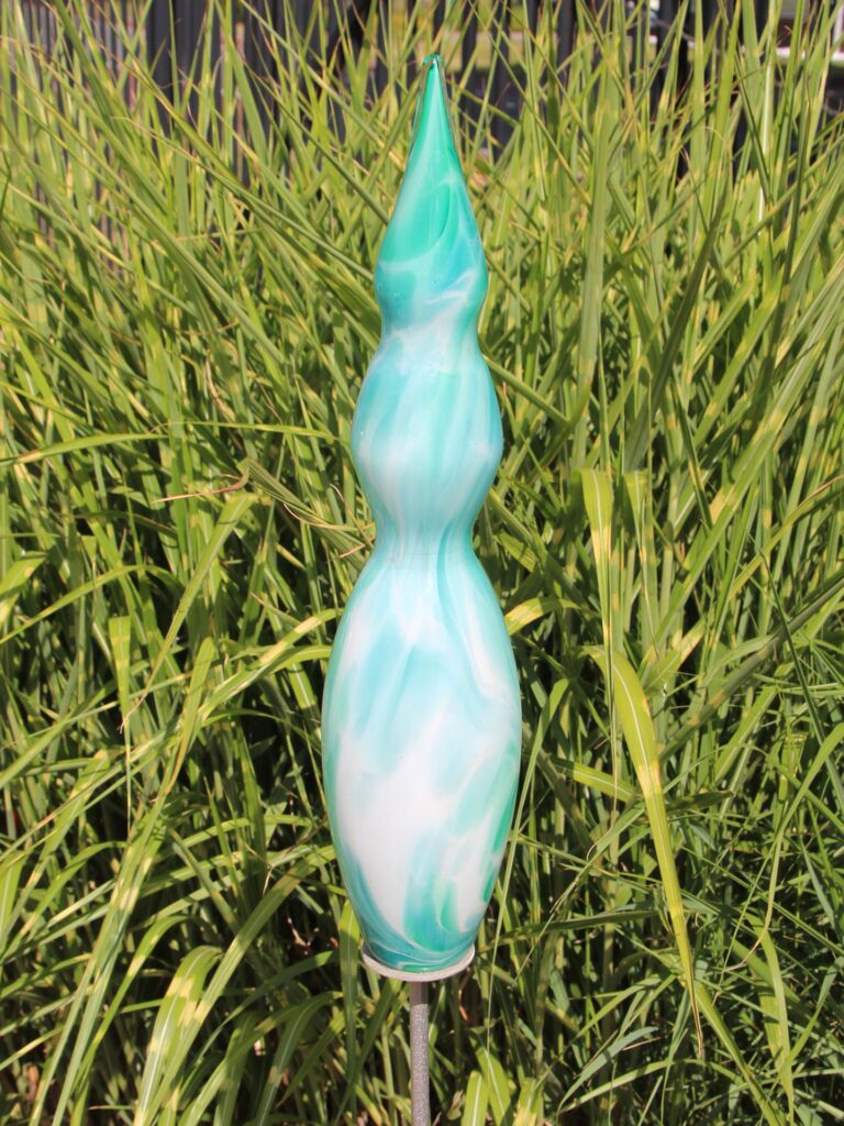 Tuinprikker glas Saturn, jade 463