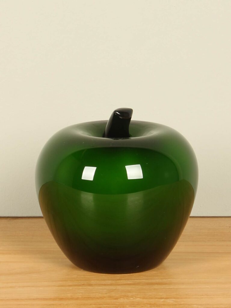 Glazen appel groen Ø 13 cm