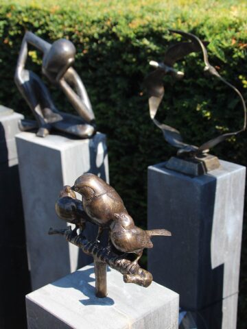 Bronzen beelden voor buiten