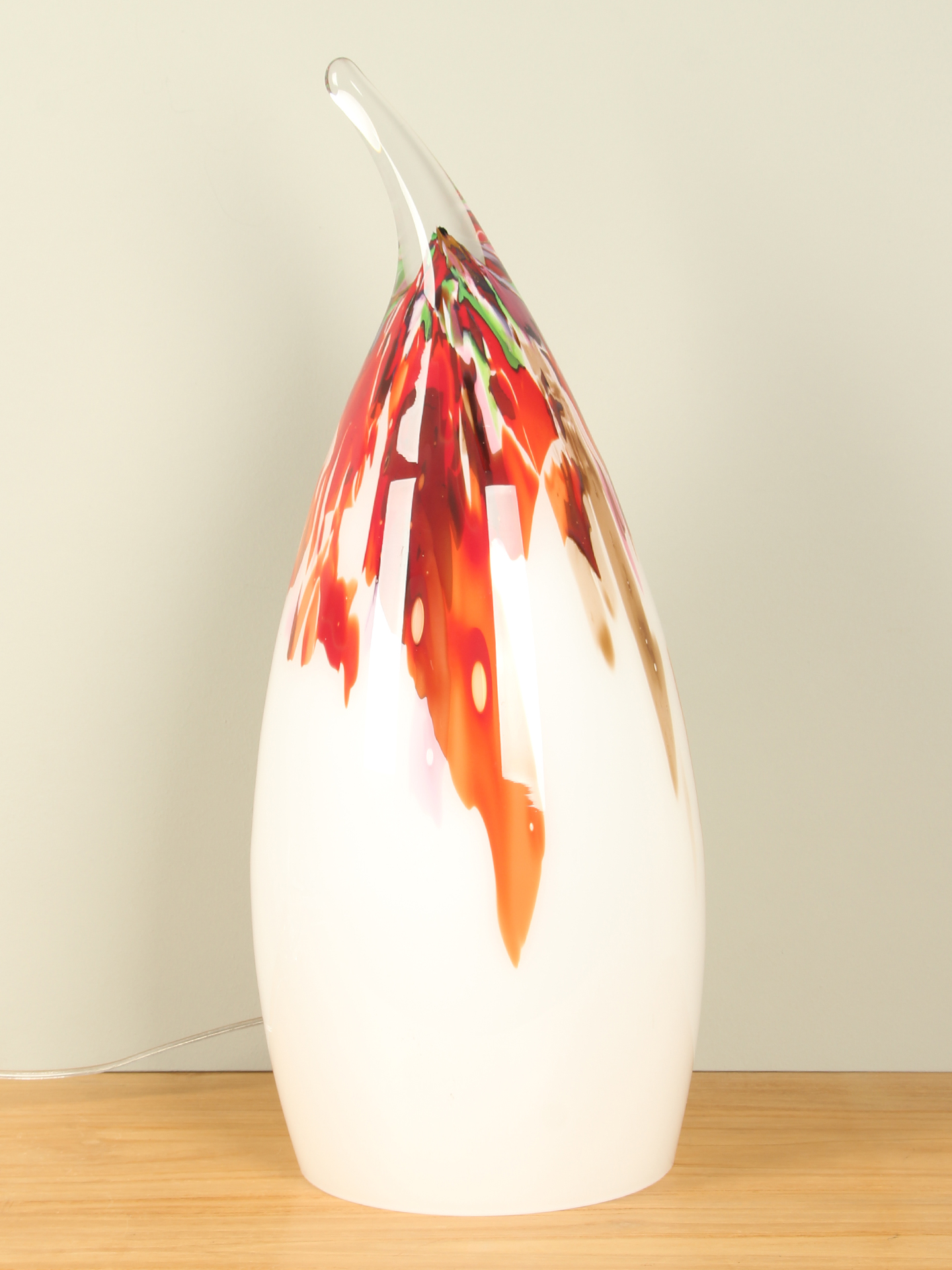 Glaslamp Casper, Candy, 55cm.