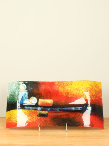 Glazen schaal Desert, 56 cm